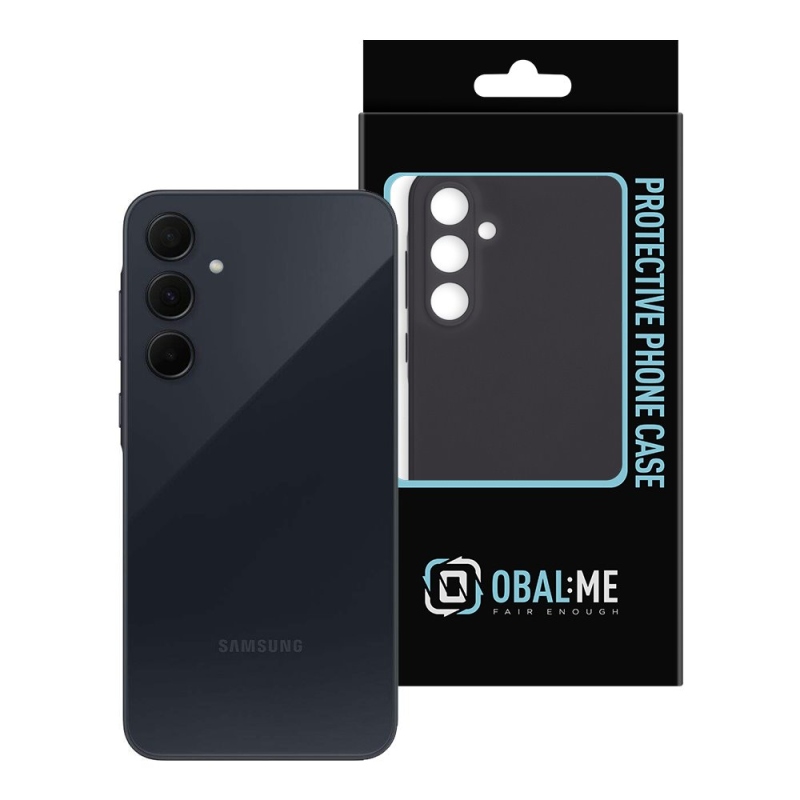 COVER:ME matt TPU borító Samsung Galaxy A35 5G fekete színűhöz