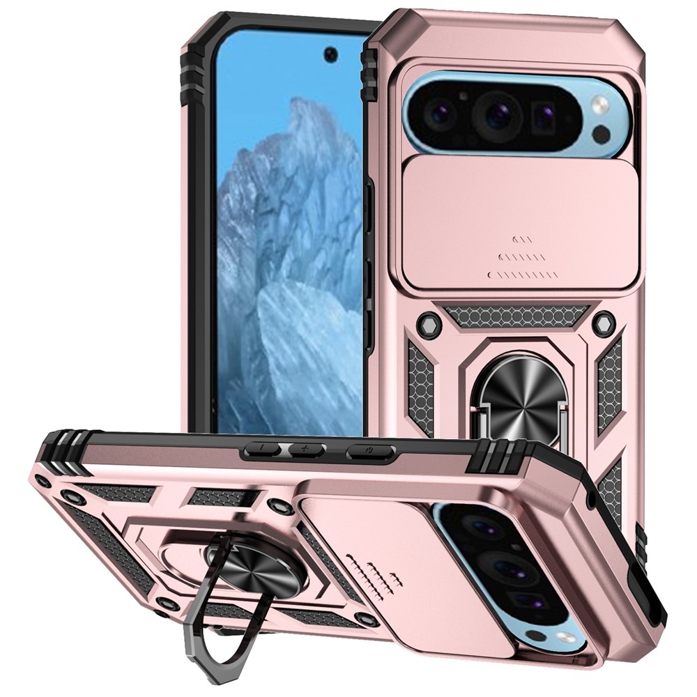 Csúszásálló borítás a Google Pixel 10 Pro/Pixel 10/9 Pro/9 készülékhez - rózsaarany színben