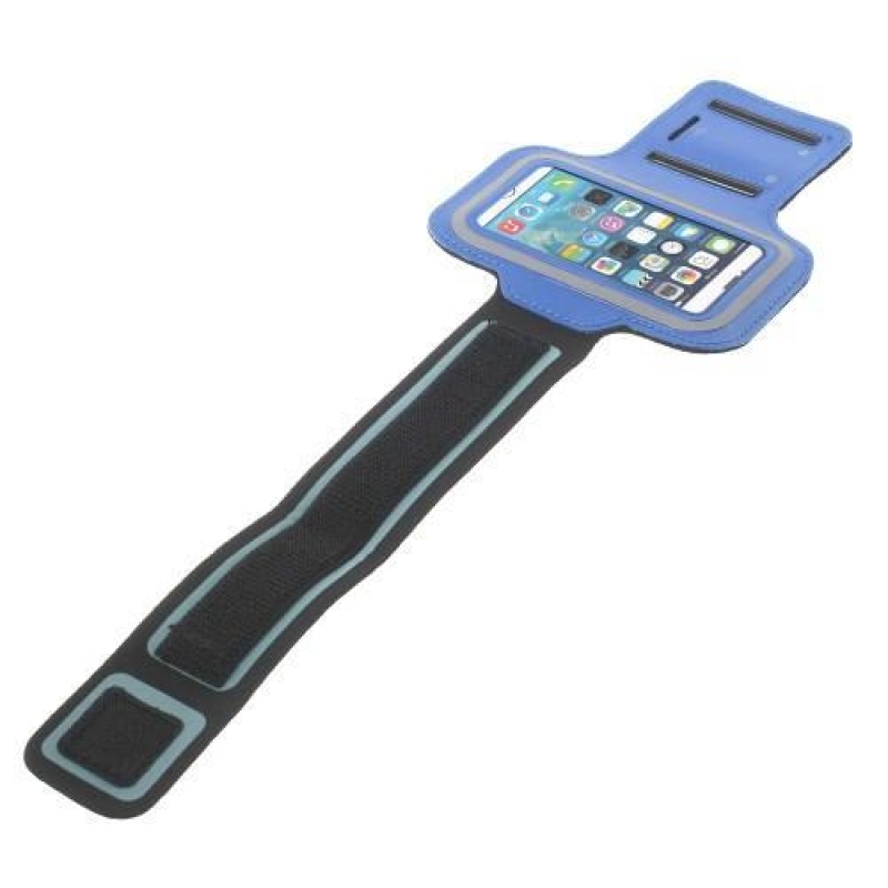 Jogy futó mobiltelefon tok 125 x 60 mm-es méretig - kék