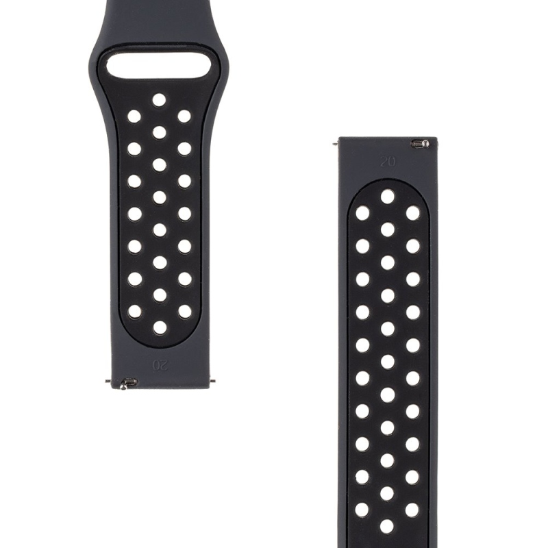 Tactical 856 Dupla szilikon szíj 20mm fekete