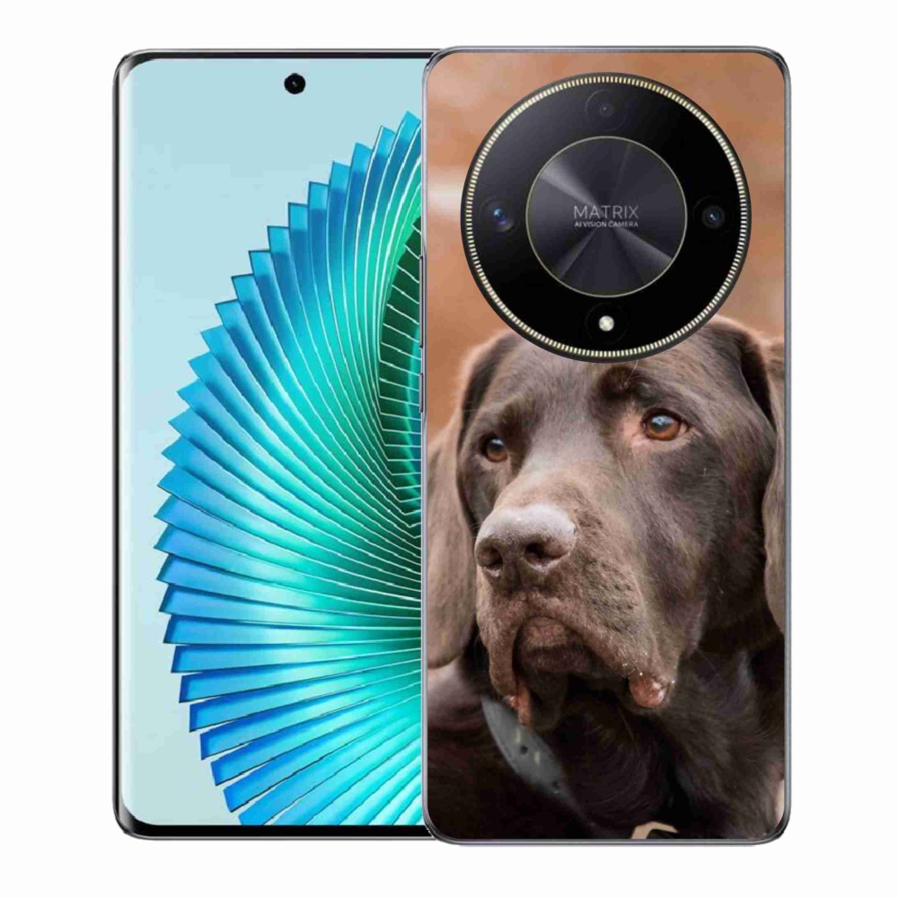Gél tok mmCase a Honor Magic 6 Lite 5G készülékhez - barna labrador
