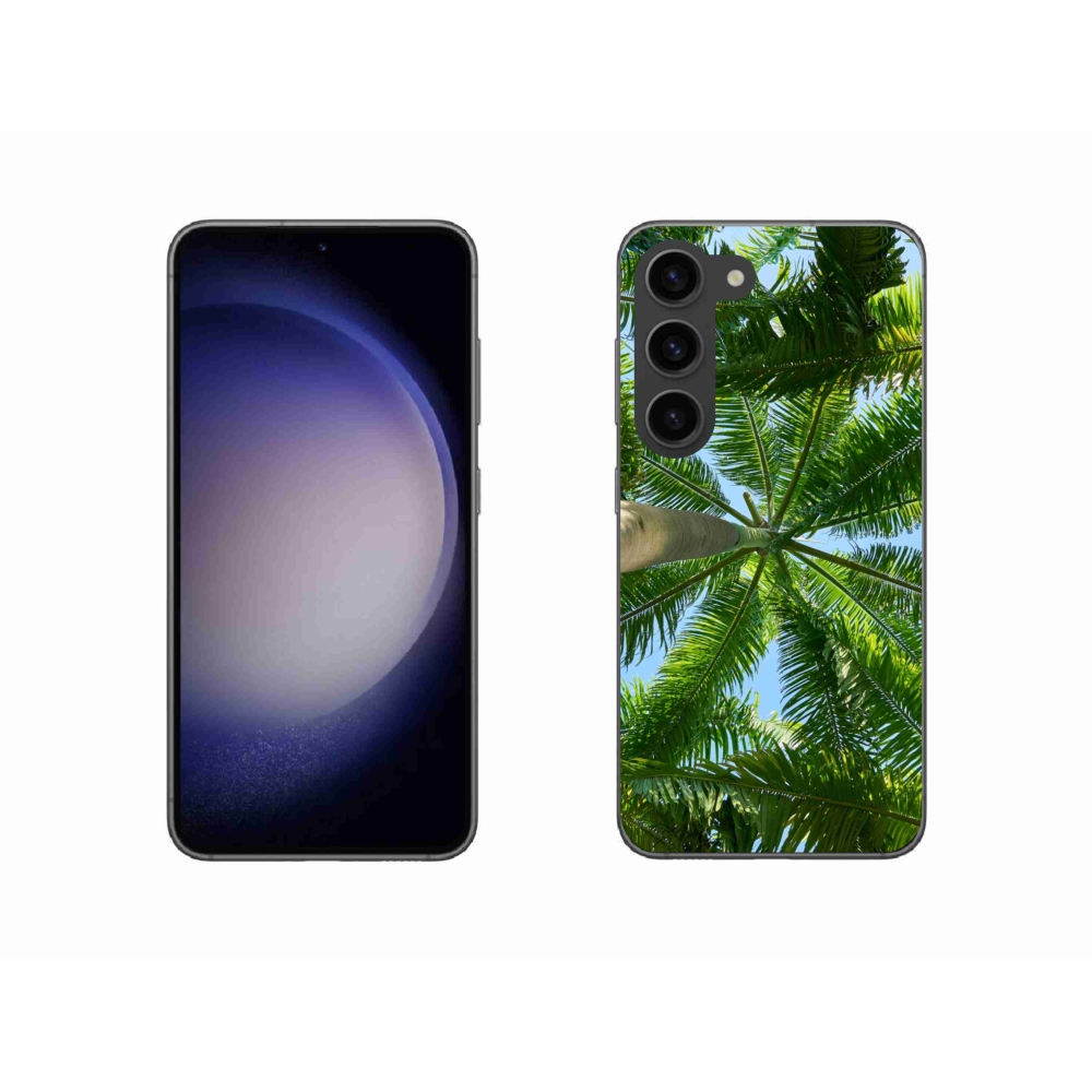 Gél borítás mmCase Samsung Galaxy S23 5G - pálmafa - Samsung Galaxy S23 5G számára