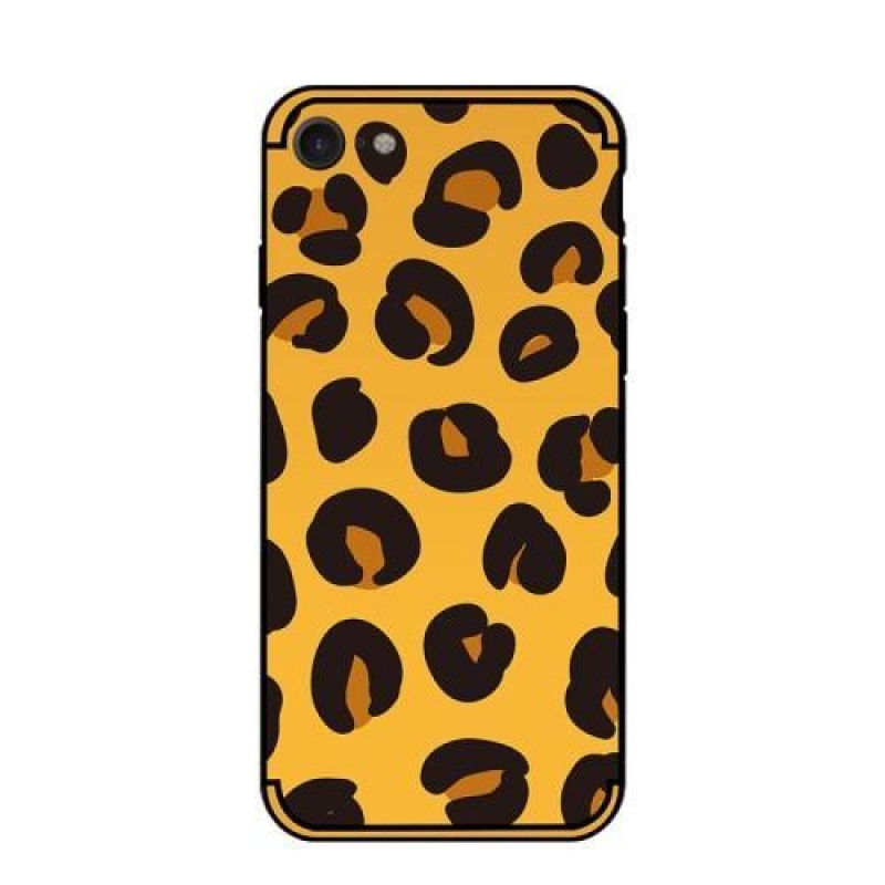 Dzsungel zselés tok motívummal iPhone 7 és iPhone 8 készülékhez - leopárd