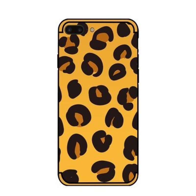 Dzsungel zselés tok motívummal iPhone 8 Plus és iPhone 7 Plus készülékhez - Leopárd