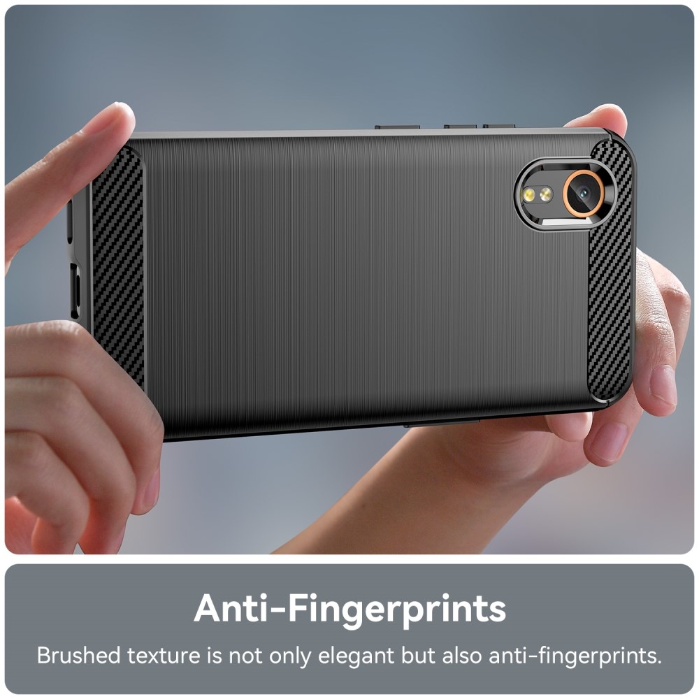 Szénálló zselés tok Samsung Galaxy Xcover 7 készülékhez - fekete