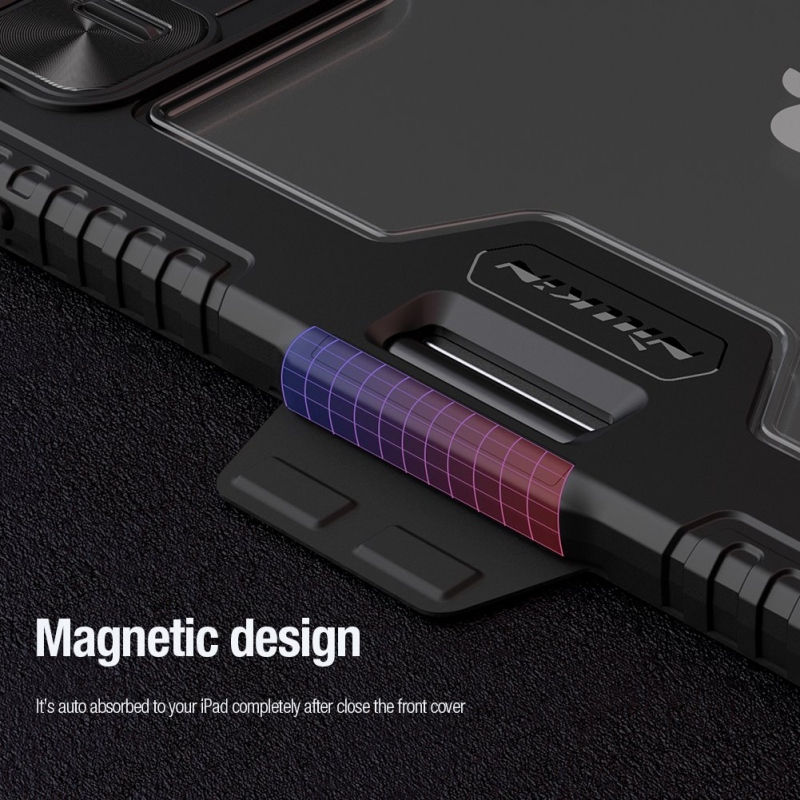 Nillkin Bumper PRO védőállvány tok többszögű iPad Pro 11 2024 Fekete