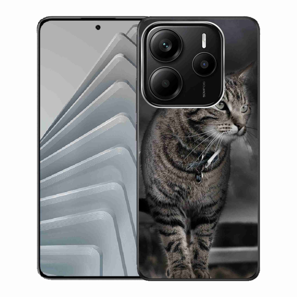 Gél borítás mmCase a Xiaomi Redmi Note 14 5G-hez - macska