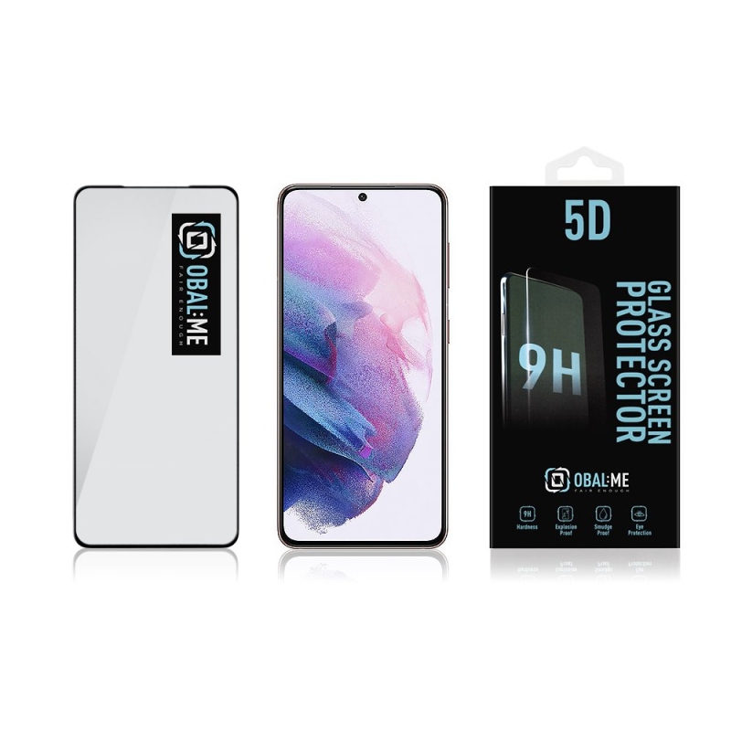 Cover:Me 5D edzett üveg Samsung Galaxy S21 fekete színhez