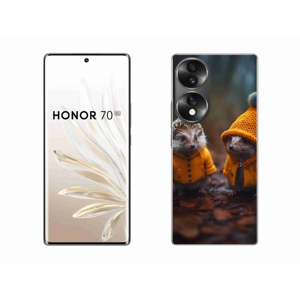 Zselés borítás mmCase a Honor 70-hez - süni