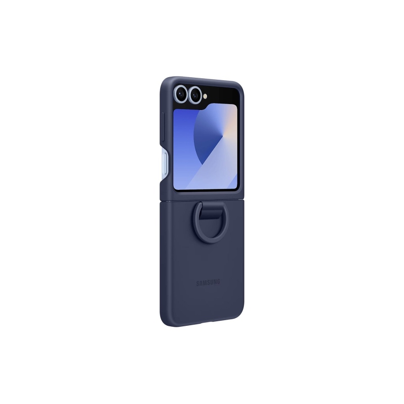 EF-PF741TNE Samsung szilikon borító gyűrűvel a Galaxy Z Flip 6-hoz Navy színű