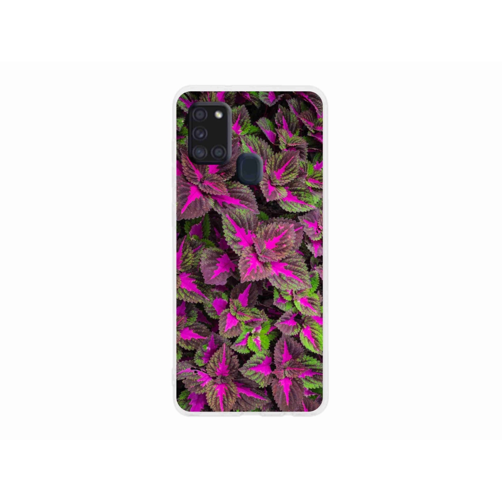 Gél borító mmCase Samsung Galaxy A21s - virágok 10