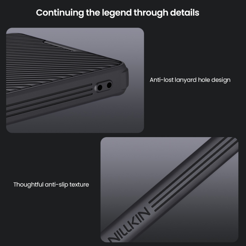 Nillkin CamShield PRO hátlap a Samsung Galaxy S25 Ultra Fekete számára