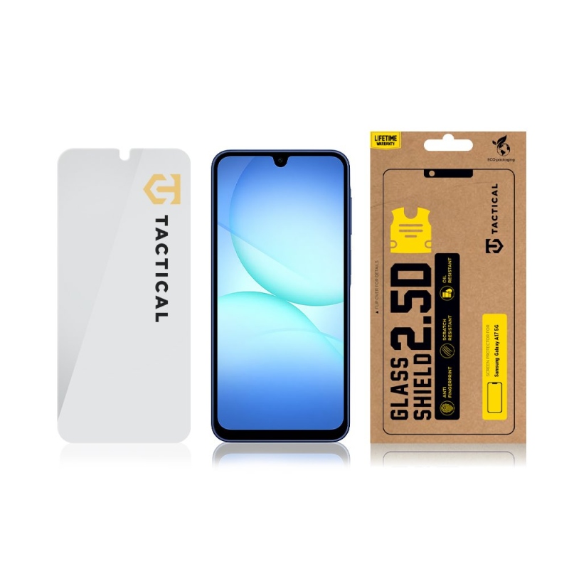 Taktikai üvegpajzs 2.5D üveg a Samsung Galaxy A17 4G/5G számára Tiszta