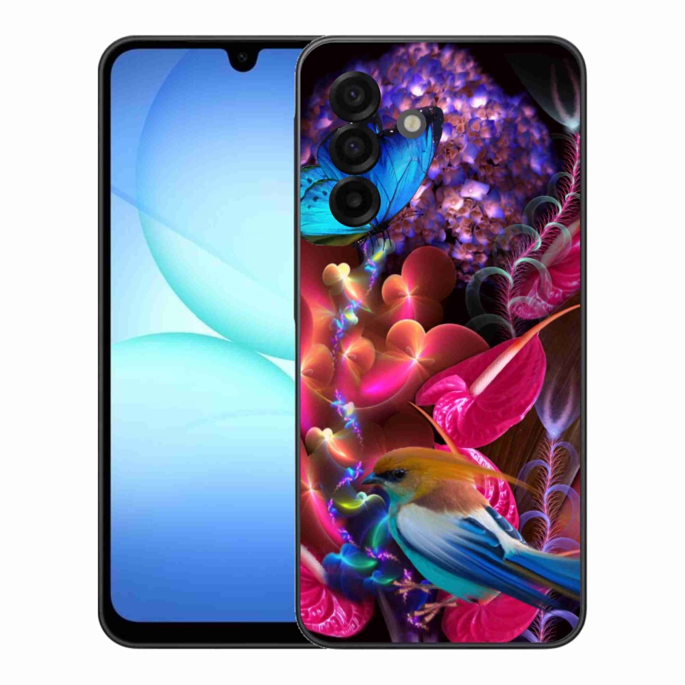 Zselés borítás mmCase Samsung Galaxy A17 5G - színes virágok
