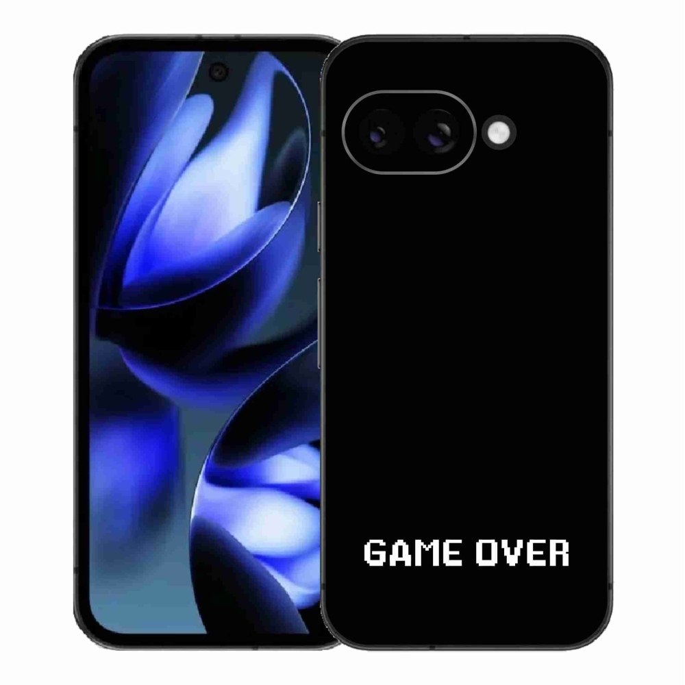 Gél borítás mmCase a Google Pixel 9a számára - játék fekete háttérrel