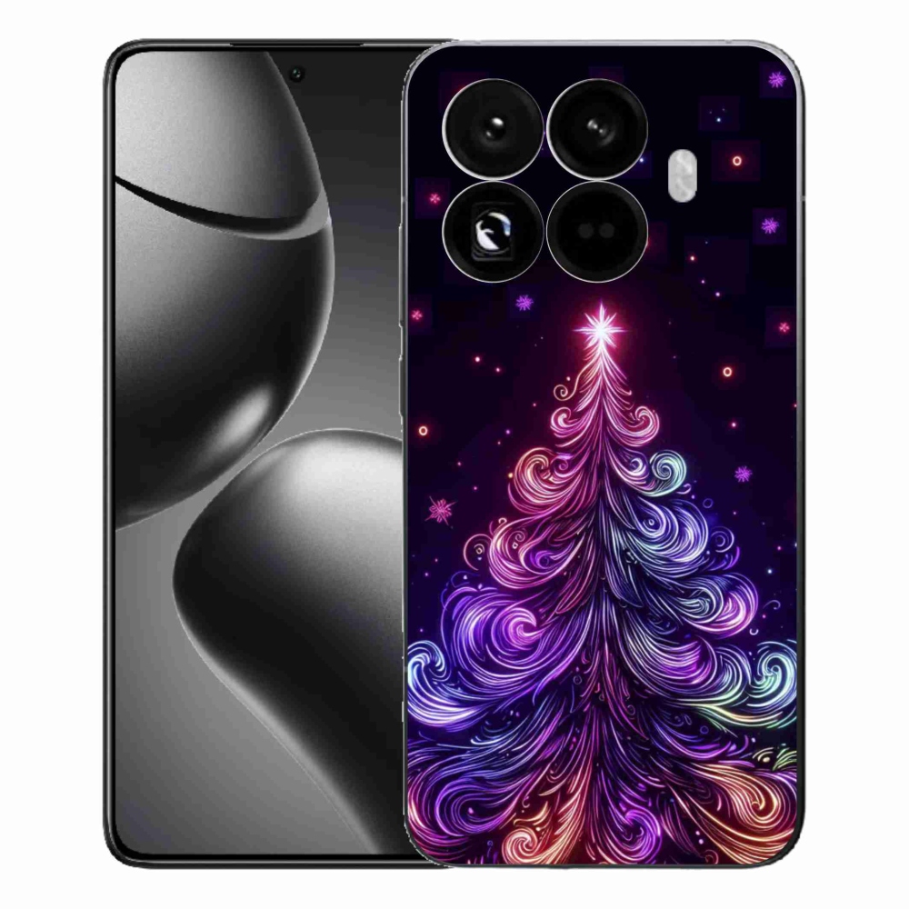 Gél borítás mmCase a Xiaomi 15T Pro számára - neon karácsonyfa 1