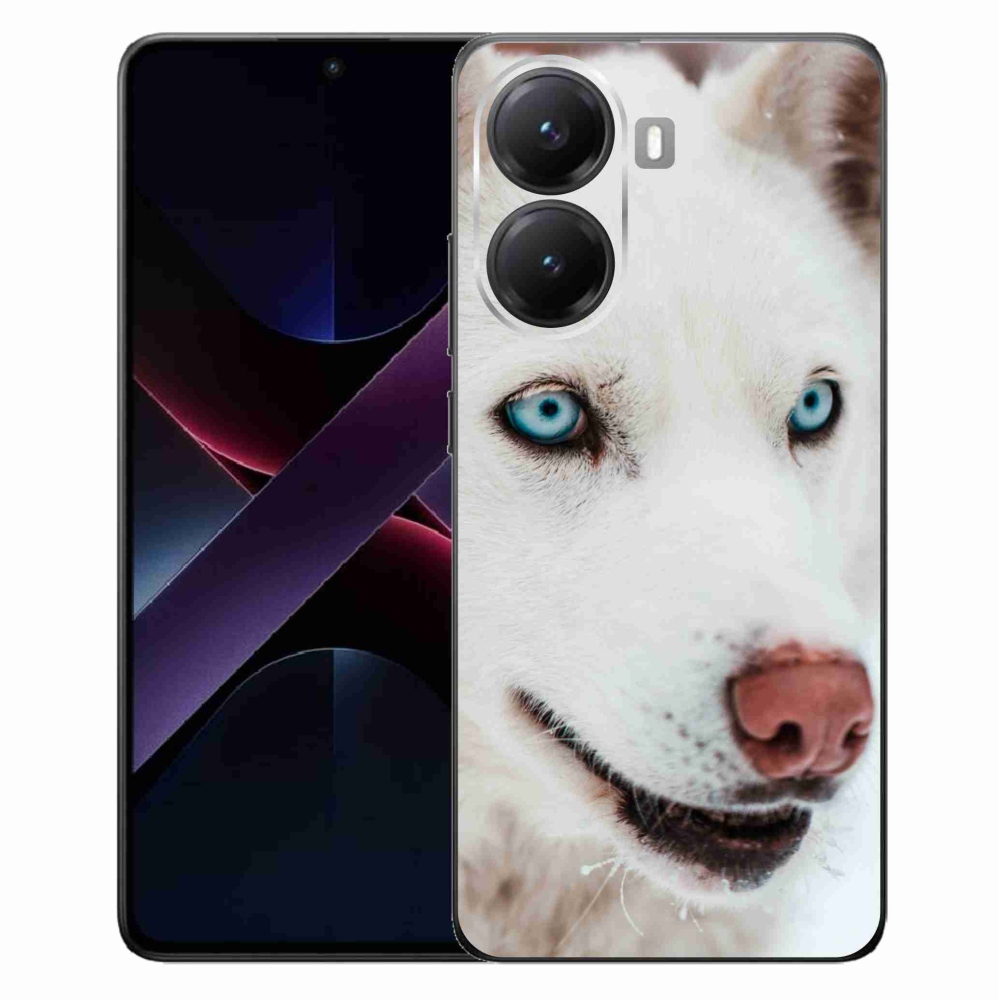Gél borítás mmCase a Xiaomi Poco X7 Pro 5G számára - kutyaszemmel nézve
