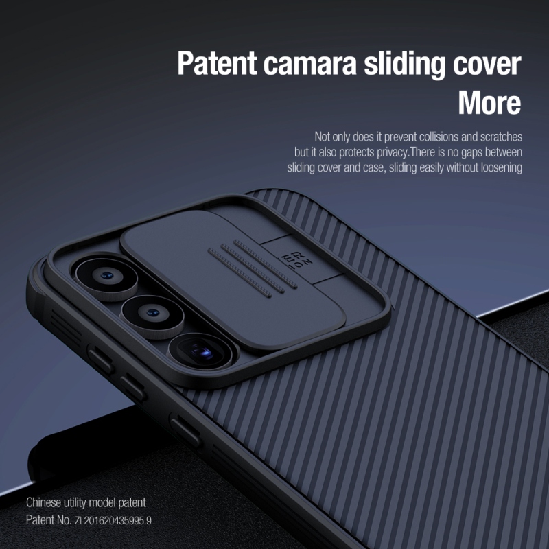 Nillkin CamShield PRO mágneses hátlap Samsung Galaxy A55 5G fekete