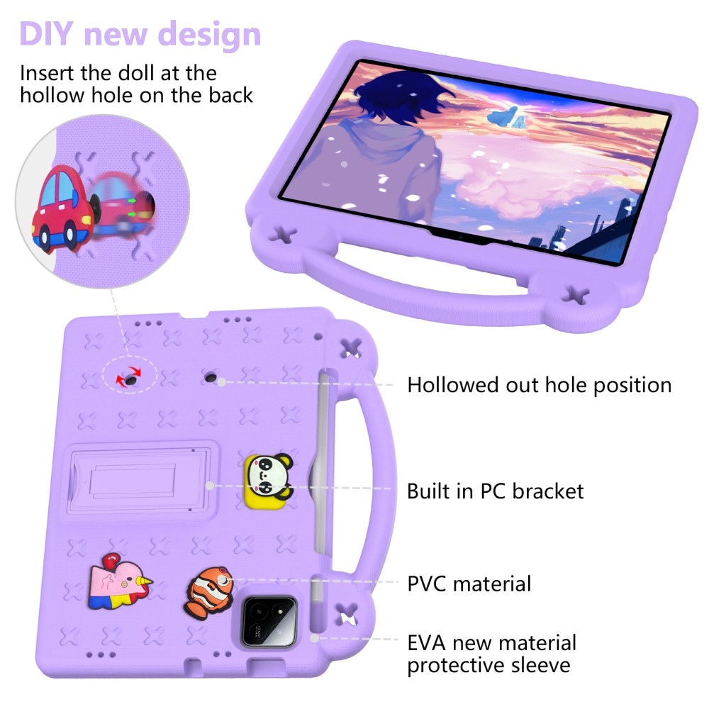 Gyerekek tartós táblagép tok Xiaomi Pad 7/7 Pro - lila