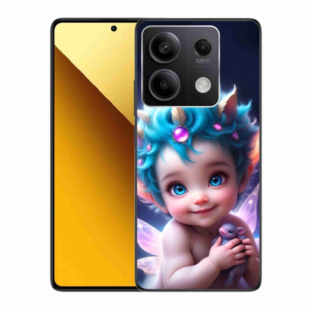 Gél borítás mmCase a Xiaomi Redmi Note 13 5G-hez - baba pillangószárnyakkal