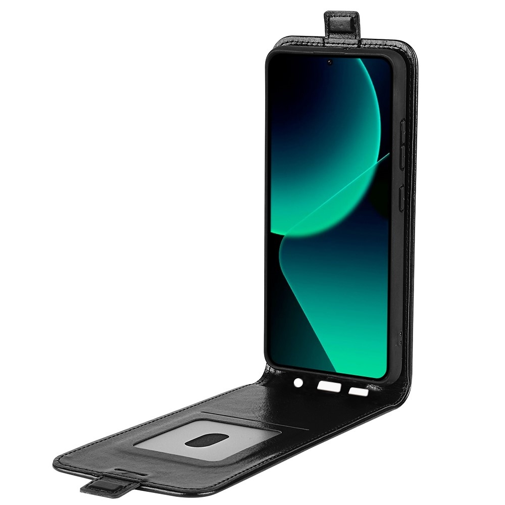 Függőleges flip tok Xiaomi 13T/13T Pro készülékhez - fekete