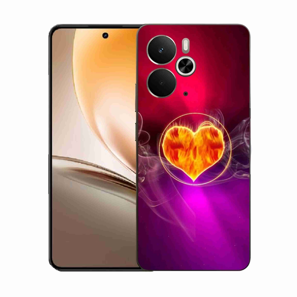 Gél borítás mmCase a Realme 14 5G készülékhez - tüzes szív
