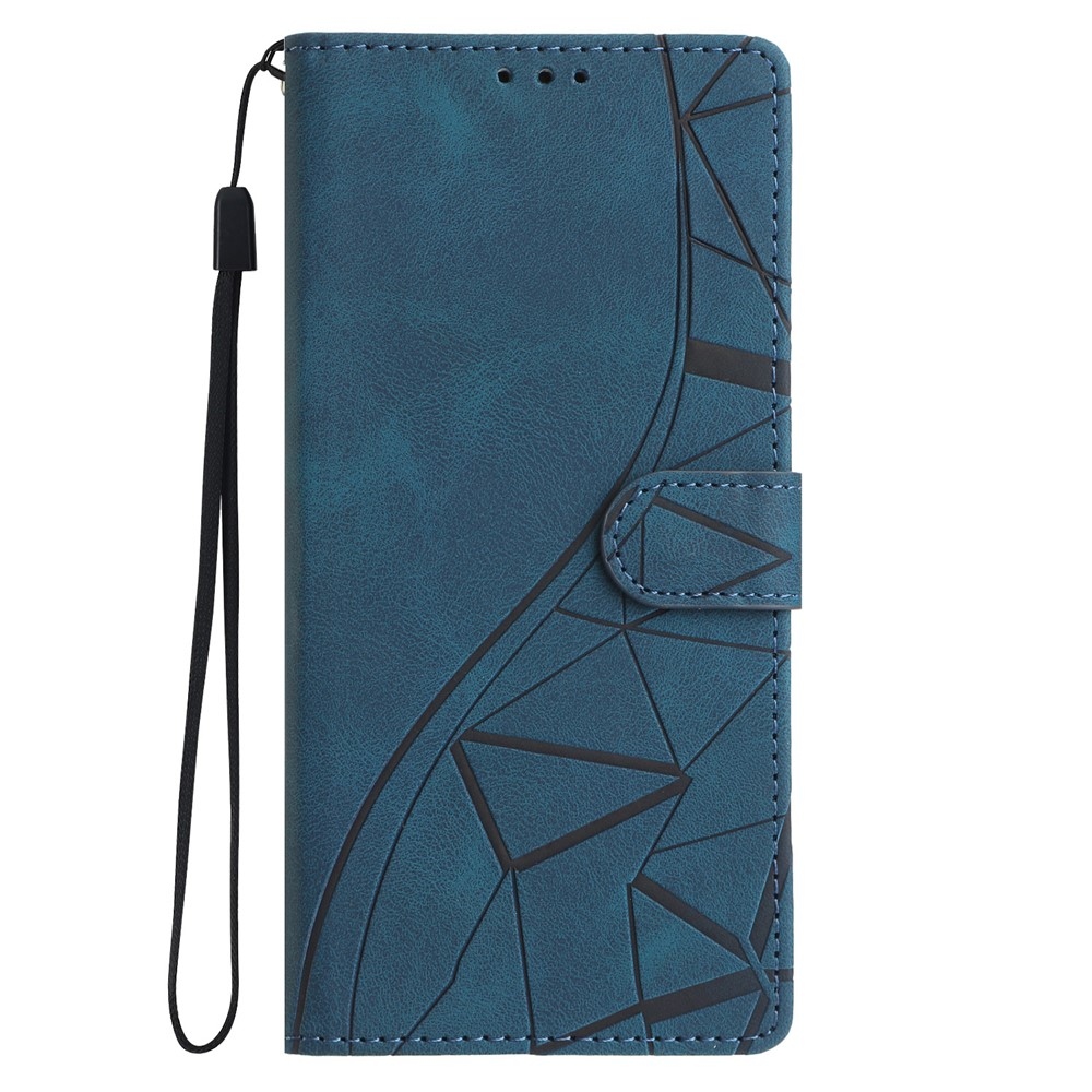 Háromszögek könyvtáska Xiaomi 15T Pro-hoz - kék