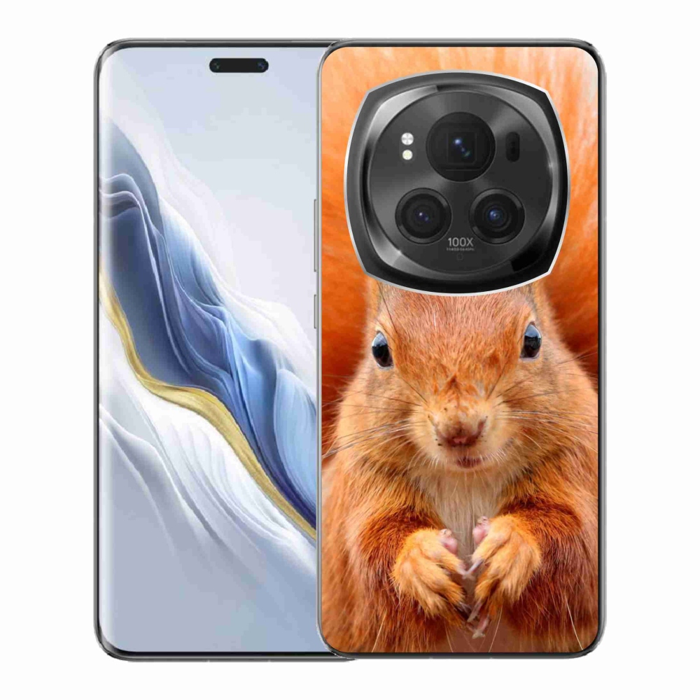 Zselés borítás mmCase a Honor Magic 6 Pro 5G készülékhez - mókus
