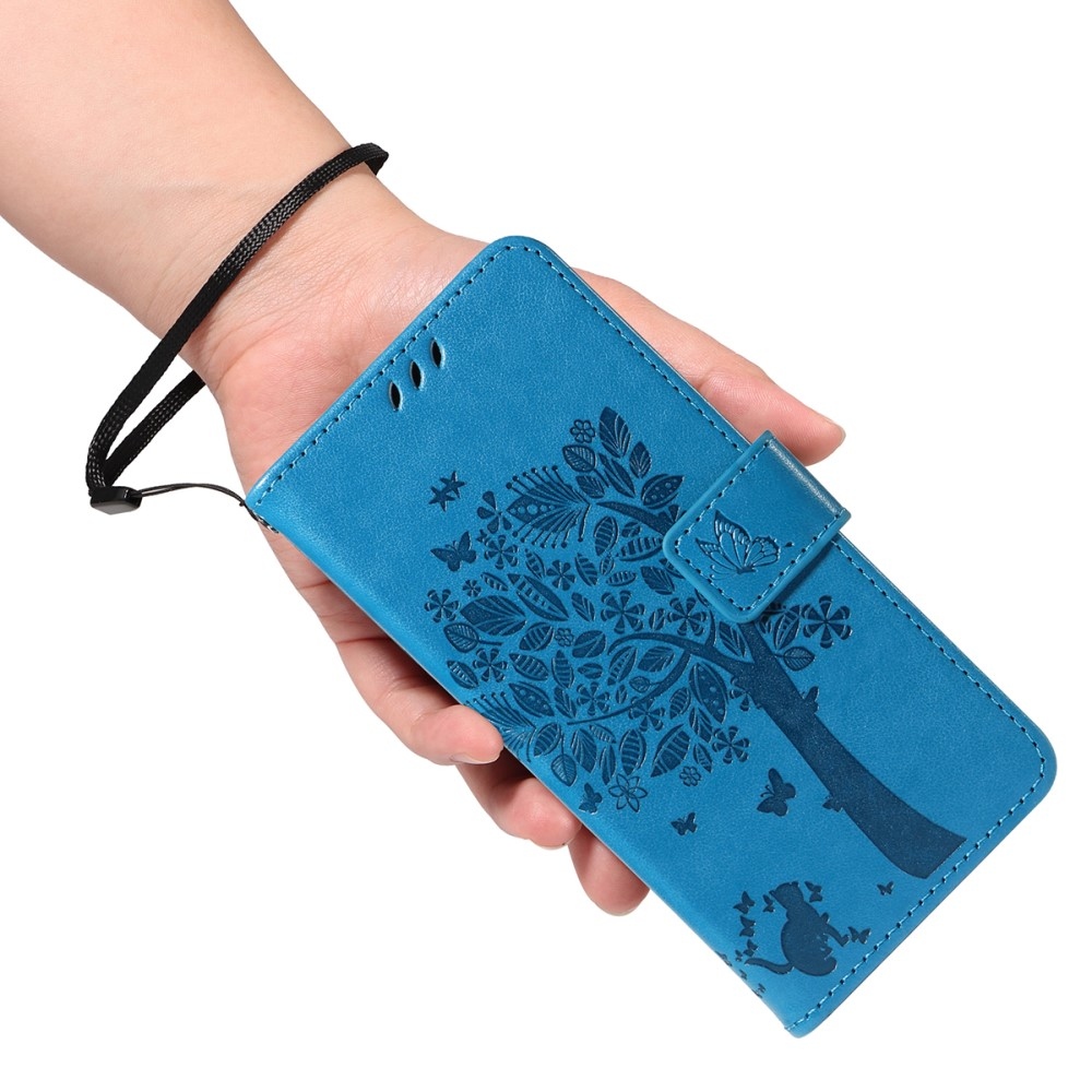 Fák könyv tok Xiaomi Redmi A5 (173.45x79.35x8.45mm) - kék