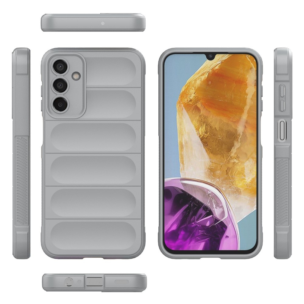 Rugg tartós zselés tok Samsung Galaxy M15 5G - világosszürke