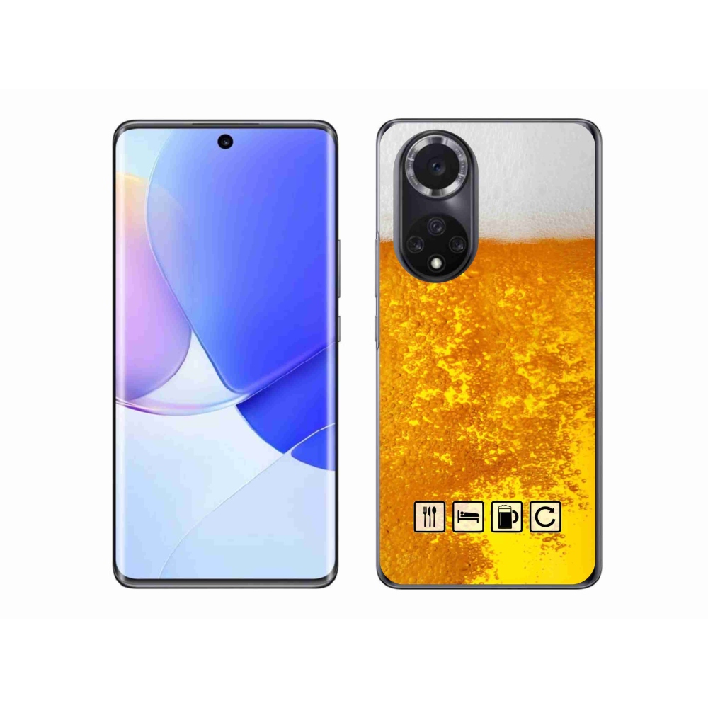 Zselés borító mmCase a Honor 50 - sör motívumhoz 3