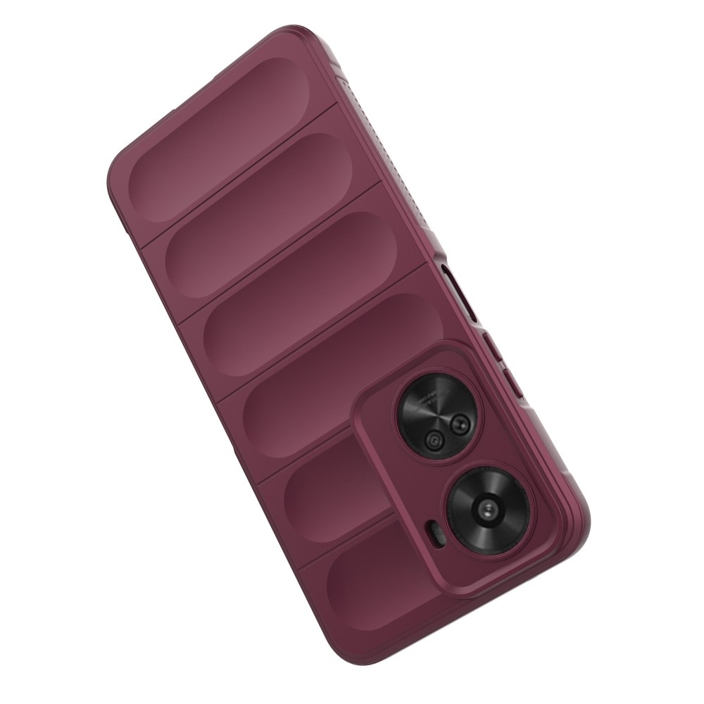 Rugg tartós zselés tok Huawei Nova 12 SE-hez - bordó színben