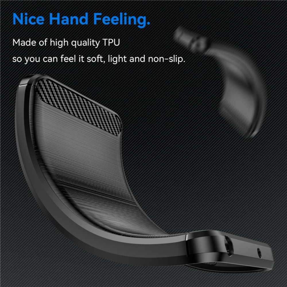 Szénálló gél tok a Xiaomi Poco F7 5G-hez - fekete