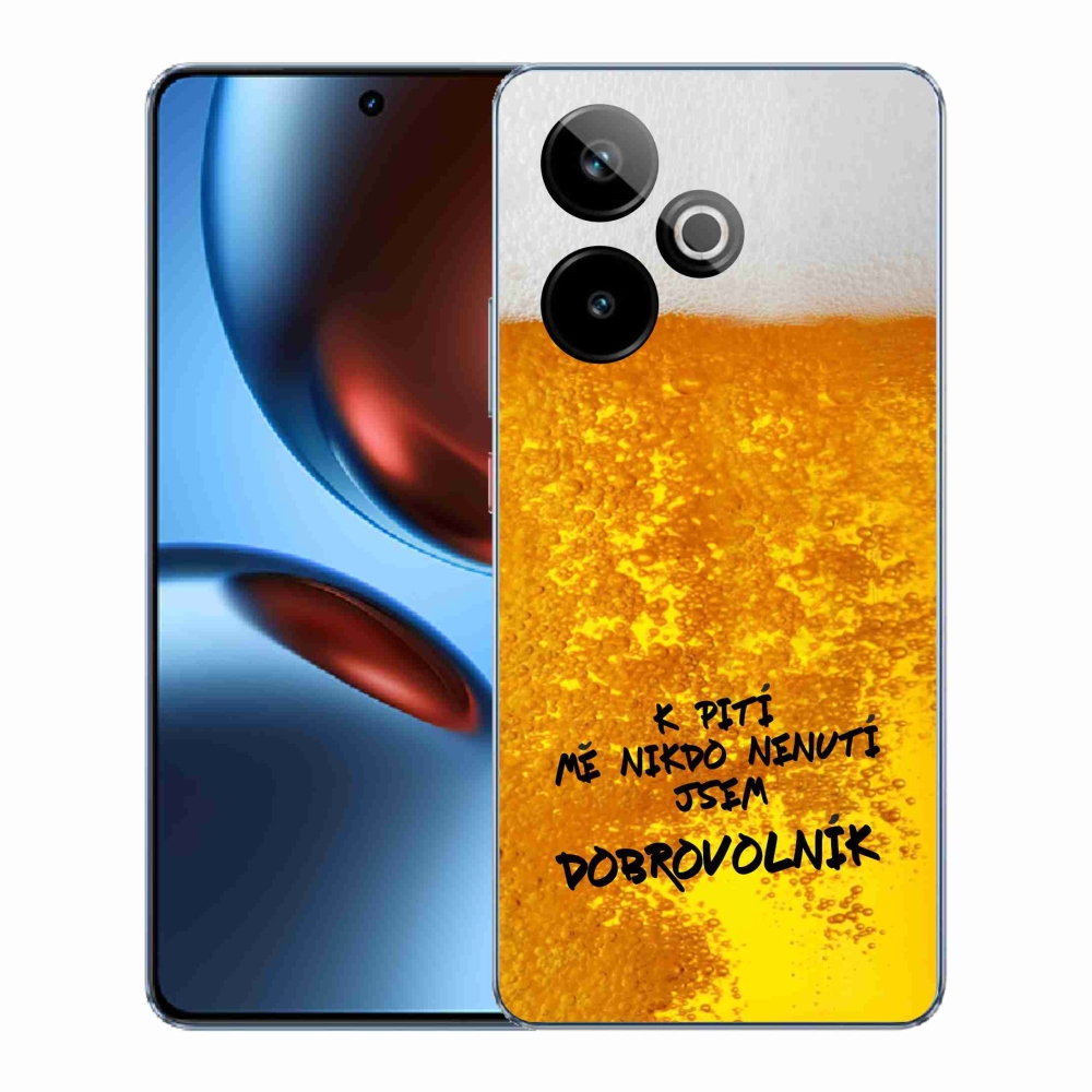 Rugalmas zselés tok mmCase képpel a Realme GT 7 5G/GT 7T 5G számára - sör motívum 4