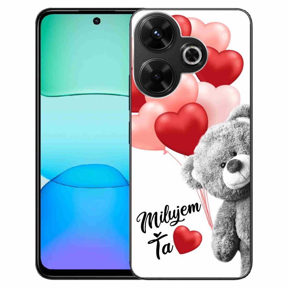 Gél tok mmCase a Xiaomi Redmi 13 4G/Poco M6 4G számára - I love you