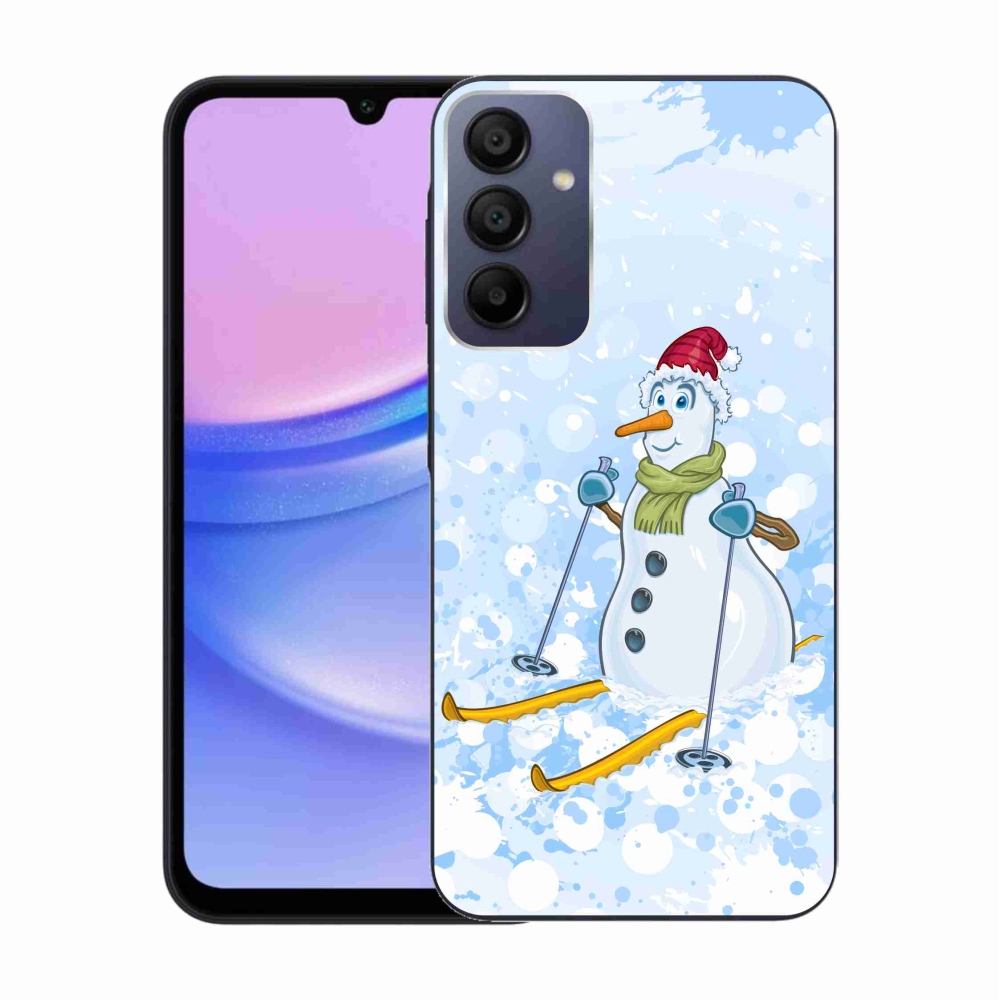 Gél védőhuzat mmCase Samsung Galaxy A15 4G/5G készülékhez - hóember