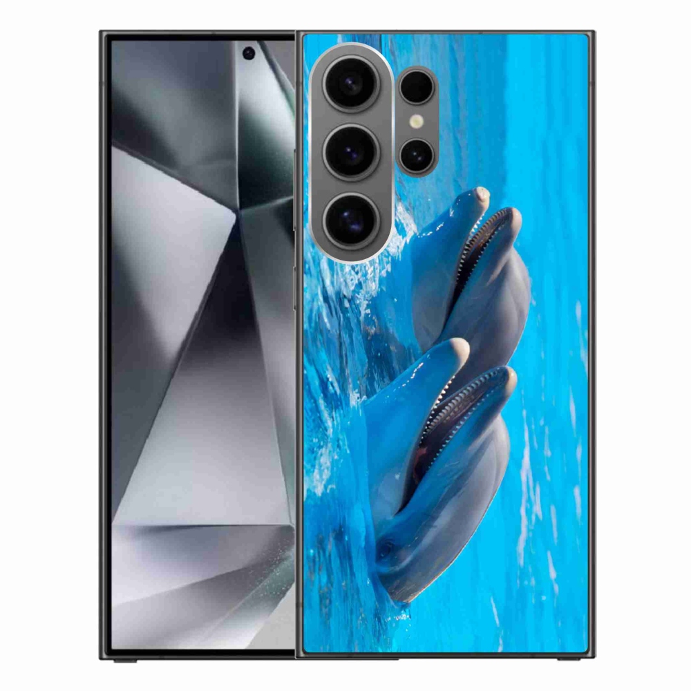 Zselés borítás mmCase Samsung Galaxy S24 Ultra készülékhez - delfinek