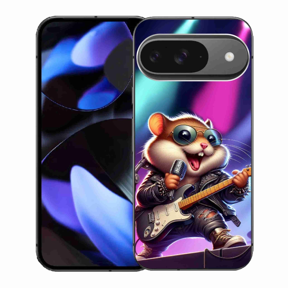 Gél borítás mmCase a Google Pixel 9/9 Pro számára - hörcsög hintaszék