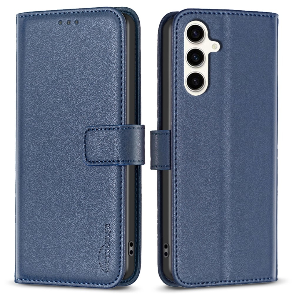 BNF könyvtáska Samsung Galaxy S23 FE készülékhez - kék