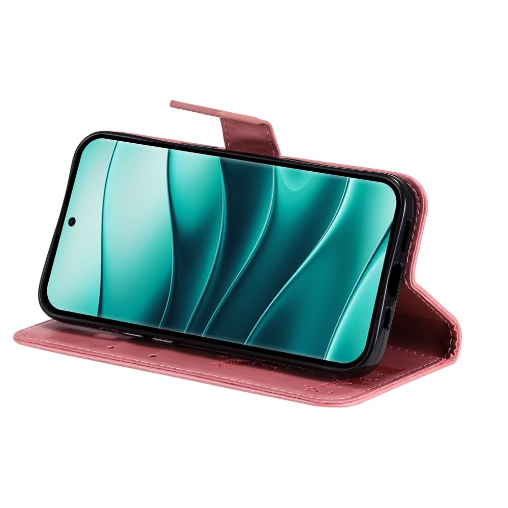 Fák könyve tok Xiaomi Redmi Note 14 Pro 5G/Poco X7 5G/Note 14 Pro+ 5G - rózsaszínű