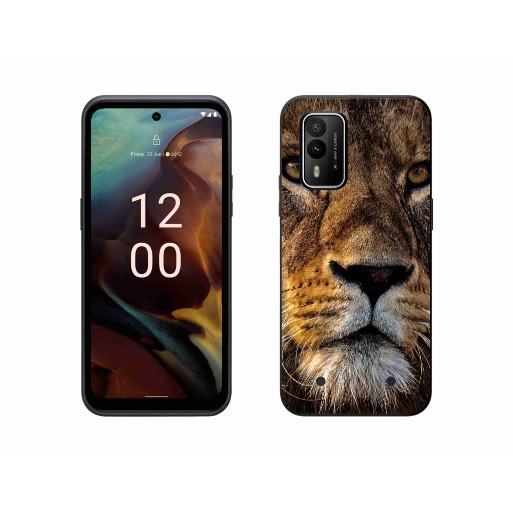 Gél tok mmCase a Nokia XR21 készülékhez - oroszlán
