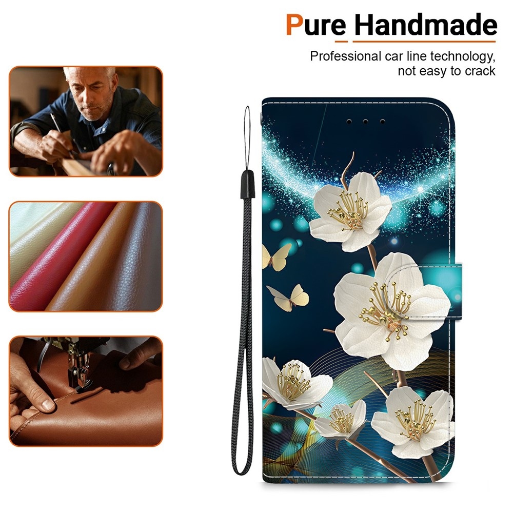 Sokoldalú könyvtáska Xiaomi Redmi 15 4G (171mm) - magnólia