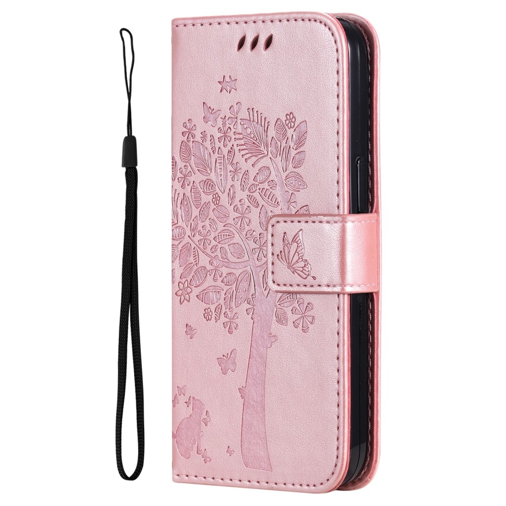 Fák könyve tok Xiaomi 14 Pro - rózsaarany