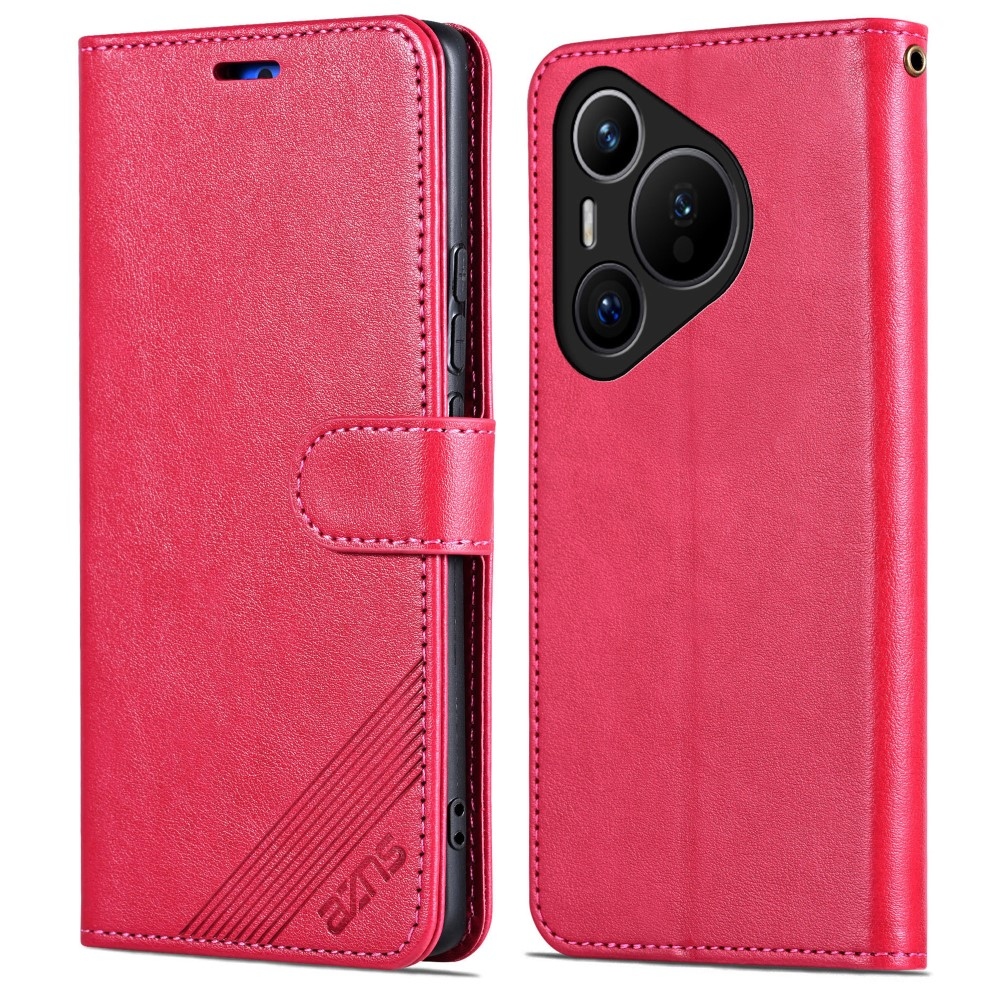 AZNS könyvtáska a Huawei Pura 70 készülékhez - piros színű