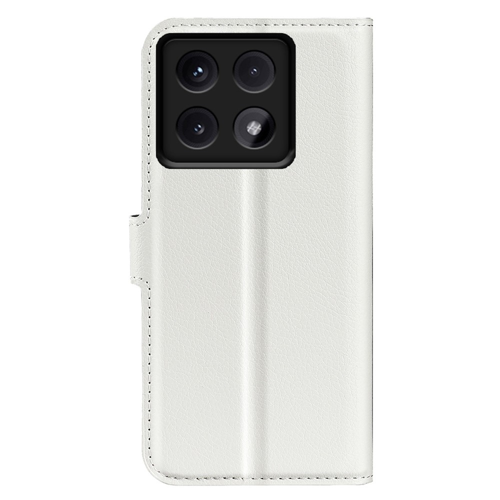 Litchi könyv tok Xiaomi 14T Pro-hoz - fehér
