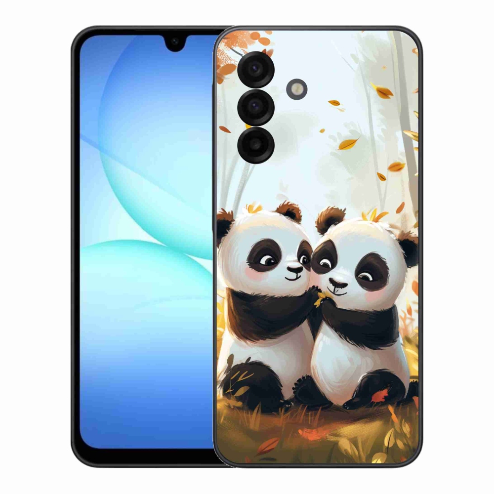 Zselés borítás mmCase Samsung Galaxy A17 5G - pandas