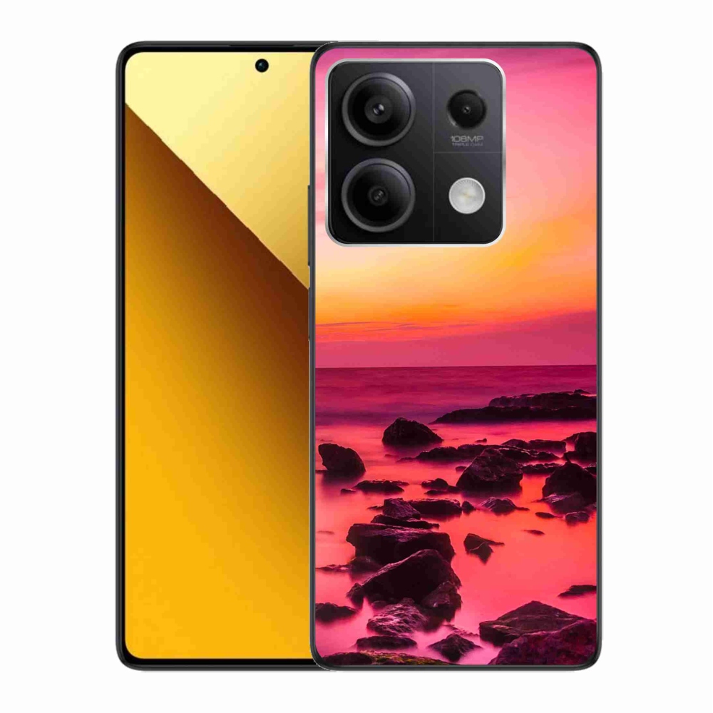 Gél borítás mmCase a Xiaomi Redmi Note 13 5G számára - tenger és ragyogás
