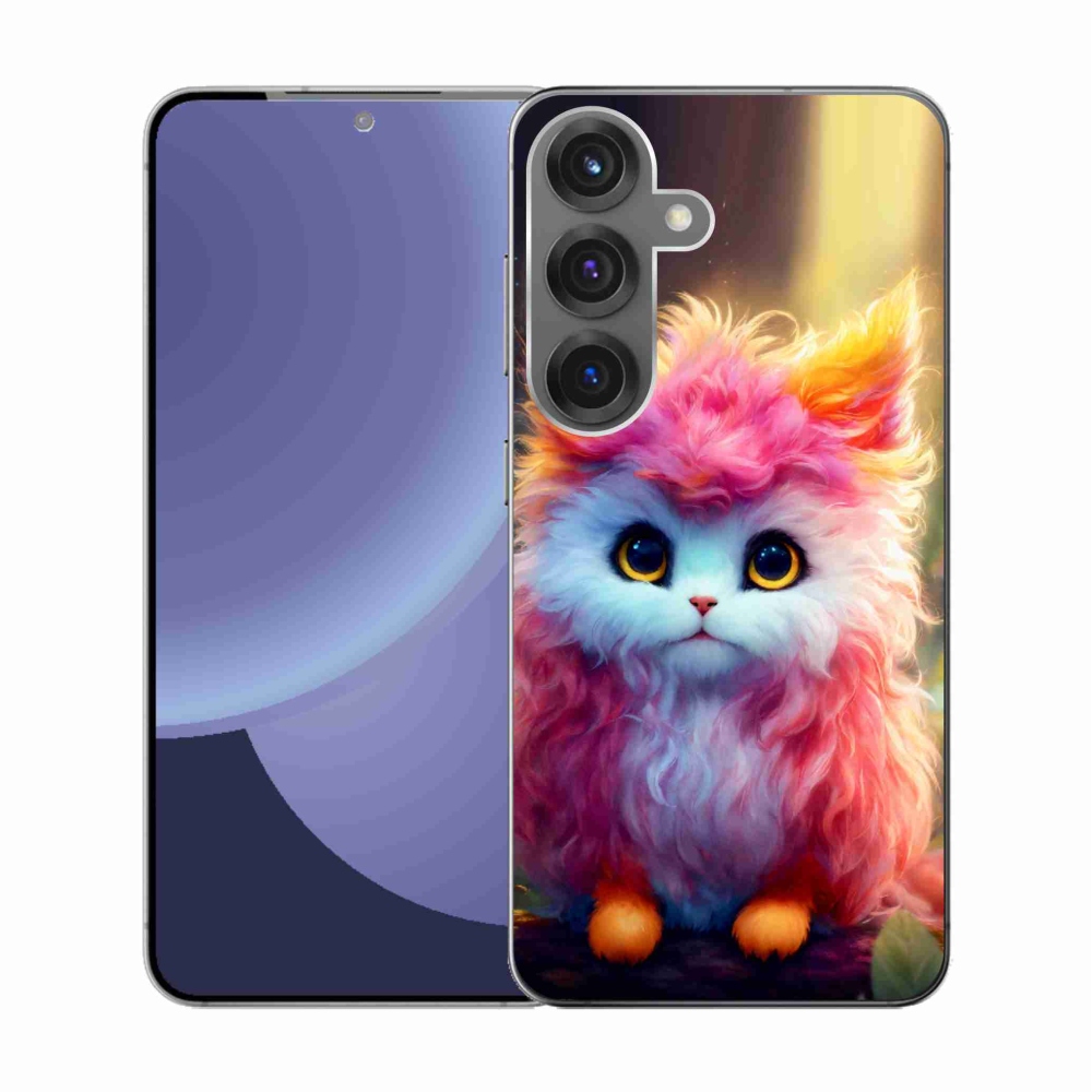 Gél borítás mmCase Samsung Galaxy S25 készülékhez - aranyos cica 5