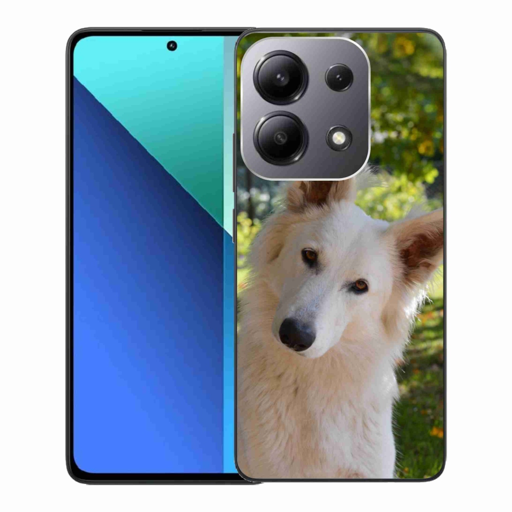 Gél borítás mmCase a Xiaomi Redmi Note 13-hoz - fehér Swiss Shepherd 1