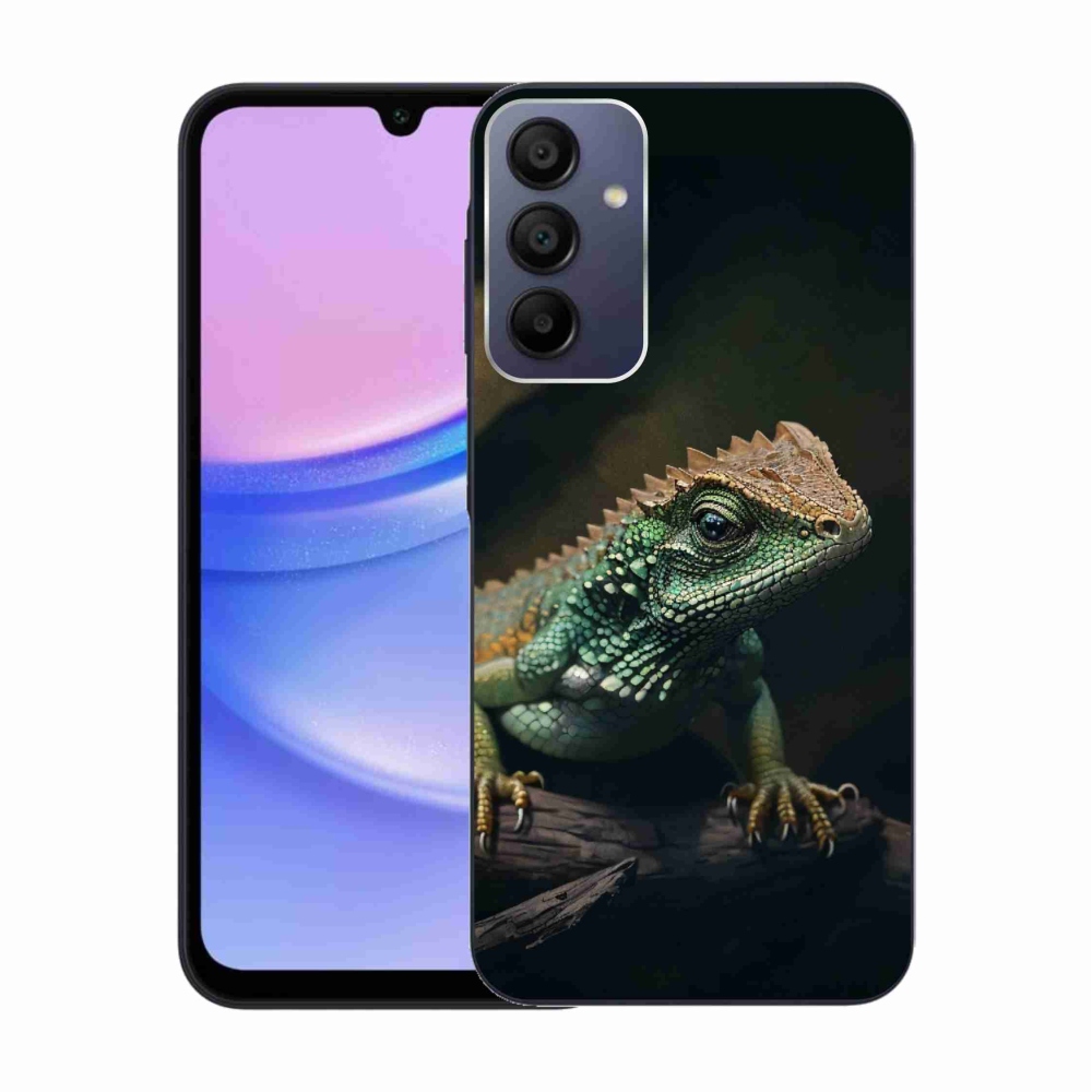 Zselés borítás mmCase Samsung Galaxy A15 4G/5G - gyík - gyík